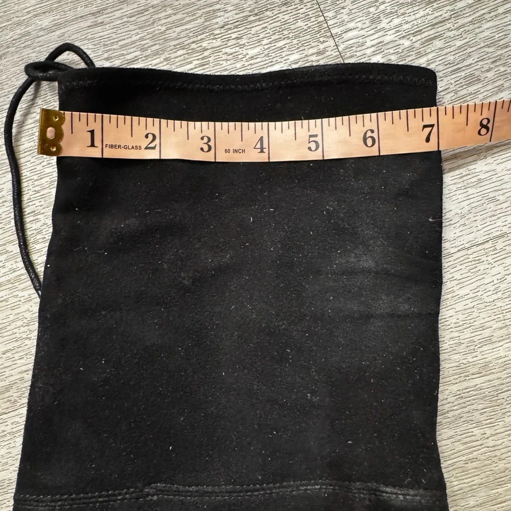 Steve Madden ”Gleemer” Black Suede Over-the-Knee Boots